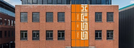 Het kantoorpand van HUSS in Alblasserdam